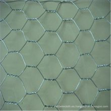 Malla de alambre hexagonal electro galvanizada